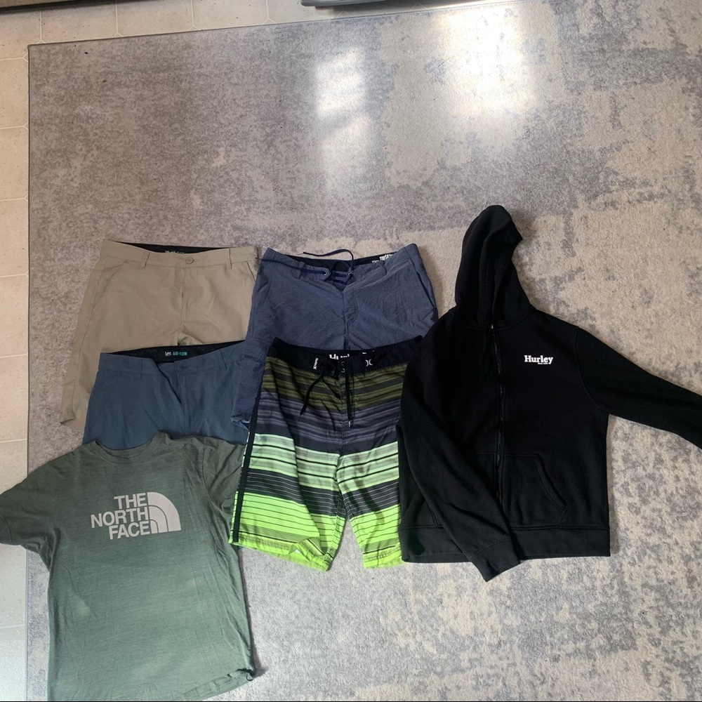 Bundle of men’s clothes